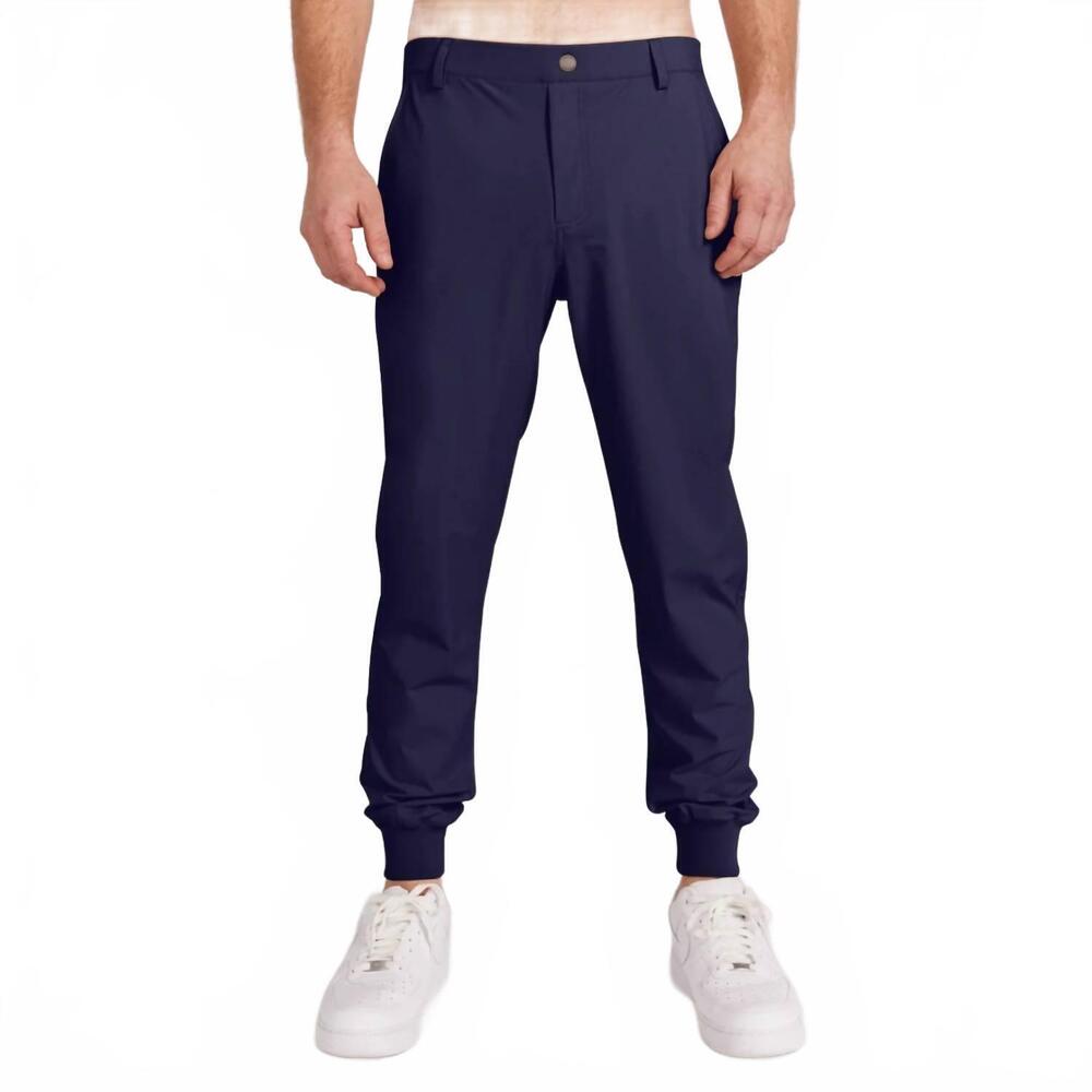 NEW REDVANLY halliday pull-on jogger in midnight navy
